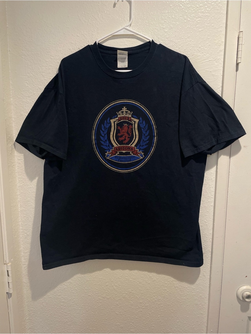 Gildan Ultra Cotton Arizona Renaissance Festival 2012 Shirt Men's XL Navy